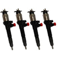 4pcs 1J500-53072 1J500-53070 1J500-53076 Diesel Fuel Injector Fits for Kubota V3800 V3800T V3800-CR-T V3800-CR-TIE4 3.8L Engine M8560HD M8560HDC M8560HF M4N-071HD12 Tractor