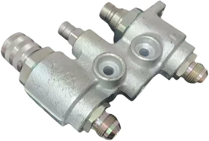 Sgaorcpas 6678076 7246783 47396759 Hydraulic Coupler Assembly Block 4BD4FH 48mm for Skid Steer Loader S175 S205 S250 T250 CASE Loader TR340 SV185 Loader L225 L221