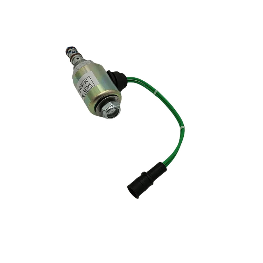 12V Solenoid Valve 3E-6268 3E6268 Compatible with Cat Backhoe Loader 446 446B Engine 3114