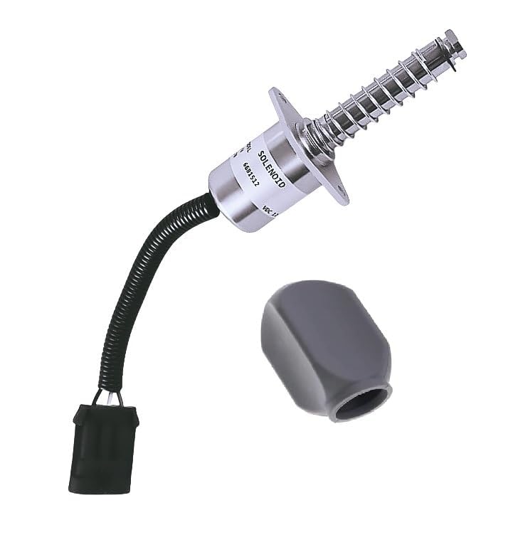 6681512 6681513 7136559 6690563 12V Traction Lock Solenoid Compatible with Bobcat A220 450 453 463 553 653 751 753 S205 S250 S450 S510 S530 S550 S570 S590 S595 S630 S650 S740 S750 S770
