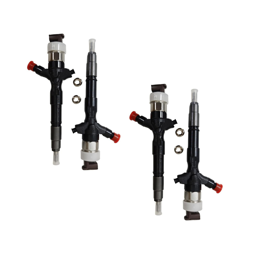4PCS 095000-7780 095000-7781 23670-30280 23670-39316 23670-39315 Diesel Fuel Injectors Fits for Denso Toyota Hilux Hiace Land Cruiser 2.5L 3.0L 1KD-FTV 2KD-FTV Euro 4 D-4D Prado