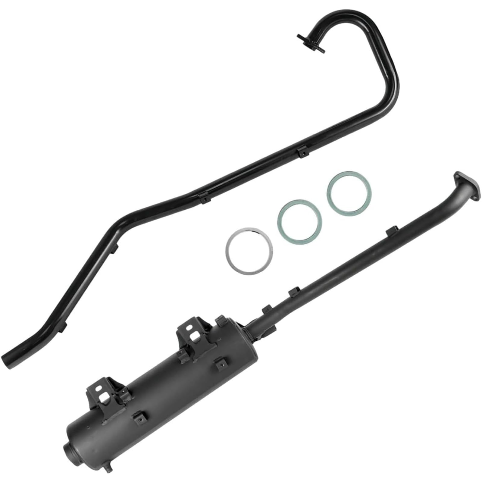 Exhaust Muffler & Pipe W/Gaskets Kit 18087-0167 18087-0098 Fits for Kawasaki 08-11