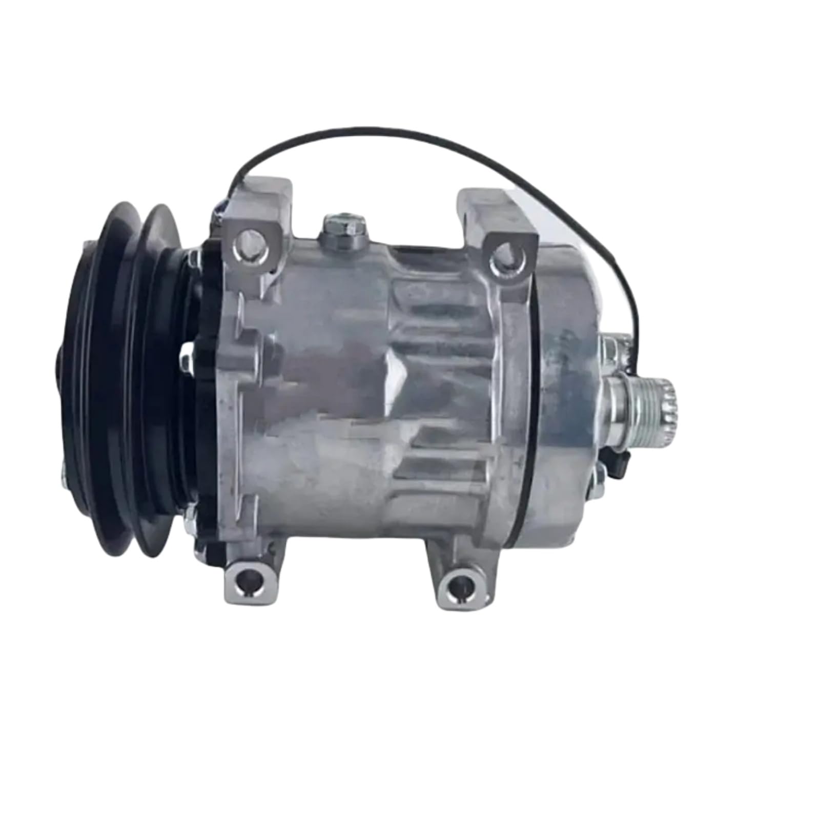 12V Air Conditioning Compressor 84159489 Fits for Case Backhoe 570MXT Series III 580M Tier II Tier III 580N