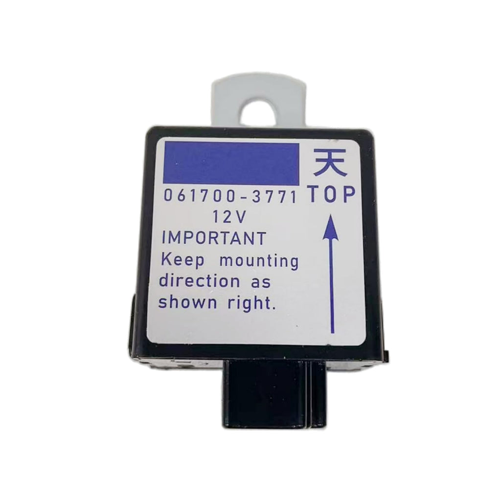 6670872 061700-3771 0617003771 Relay Stop Solenoid Fits for Bobcat Skid Steer Loader Excavator B300 BL370 BL470 BL570 BL575 319 320 321 323 324 E14 E16 453 463 MT50 MT52 MT55