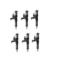 6PCS Fuel injector 095000-5511 0950005511 Fits for Isuzu 6WF1 6WG1 6UZ1 Engine