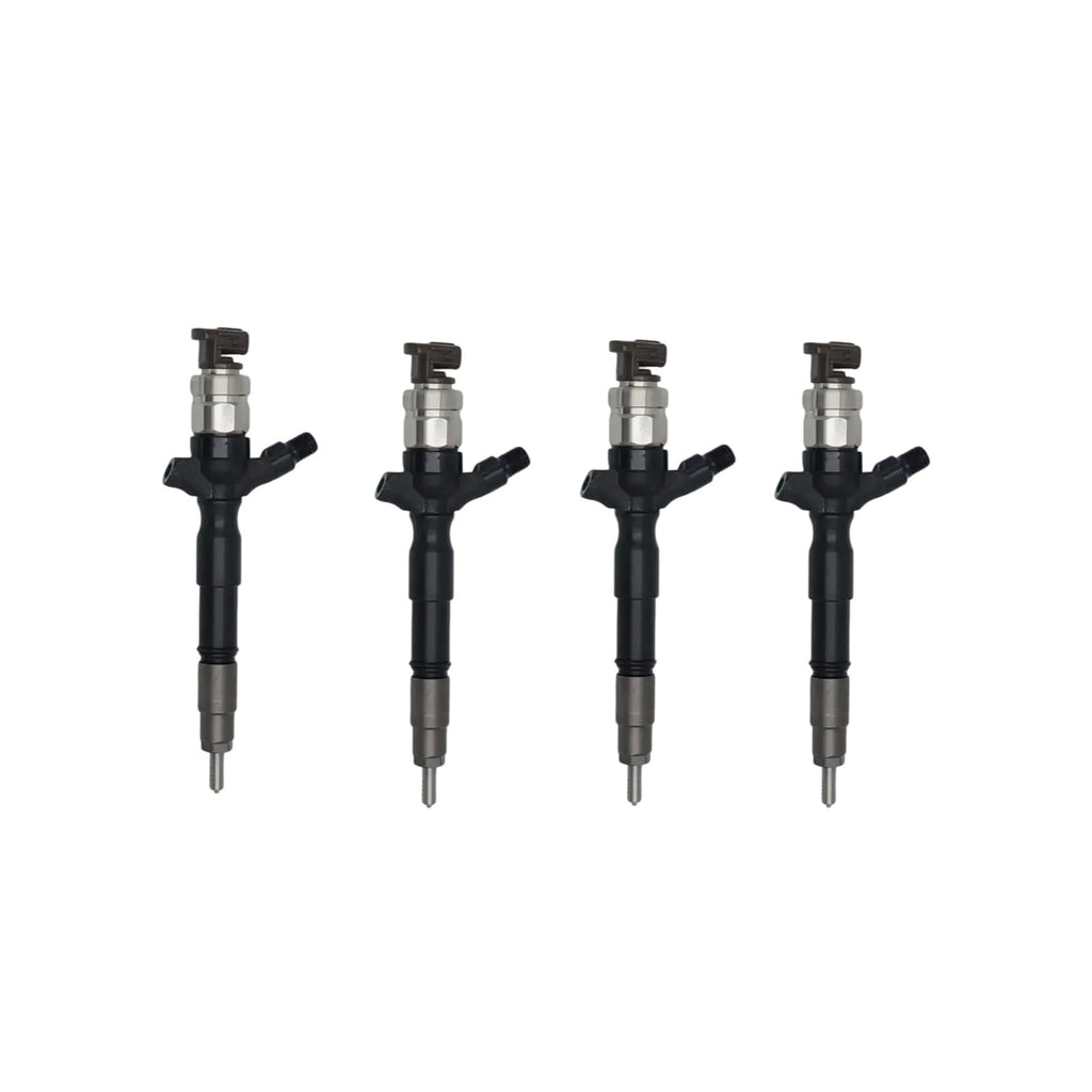 4pcs 23670-30400 295050-0200 295050-0460 Common Rail Fuel Injector for Toyota Hilux 2KD-FTV 1KD-FTV D-4D Engine