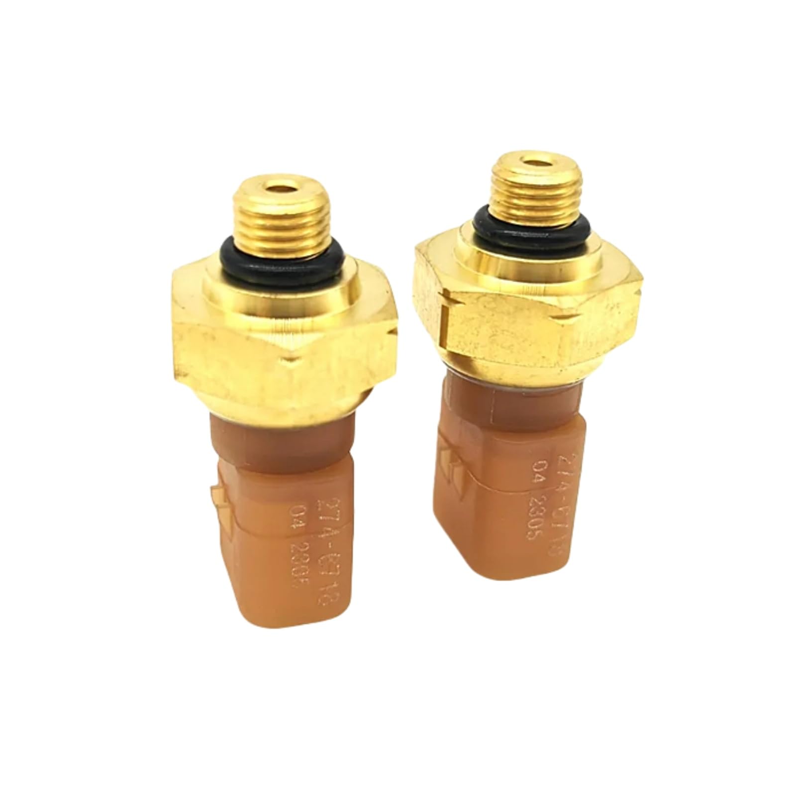 2pcs Pressure Sensor 274-6718 2746718 Compatible with Caterpillar Excavator 345C 345D 349D 365C 385C 390D Engine C15