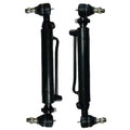 2pcs D128454 D84800 234447A1 Power Steering Cylinder with Castle Nuts Fits for Case Backhoe Loaders 480B 480C 480D 480E 480F 480LL 580C 580D 580SD 580SE 584D 584E 585D 585E 586D 586E Replace parts