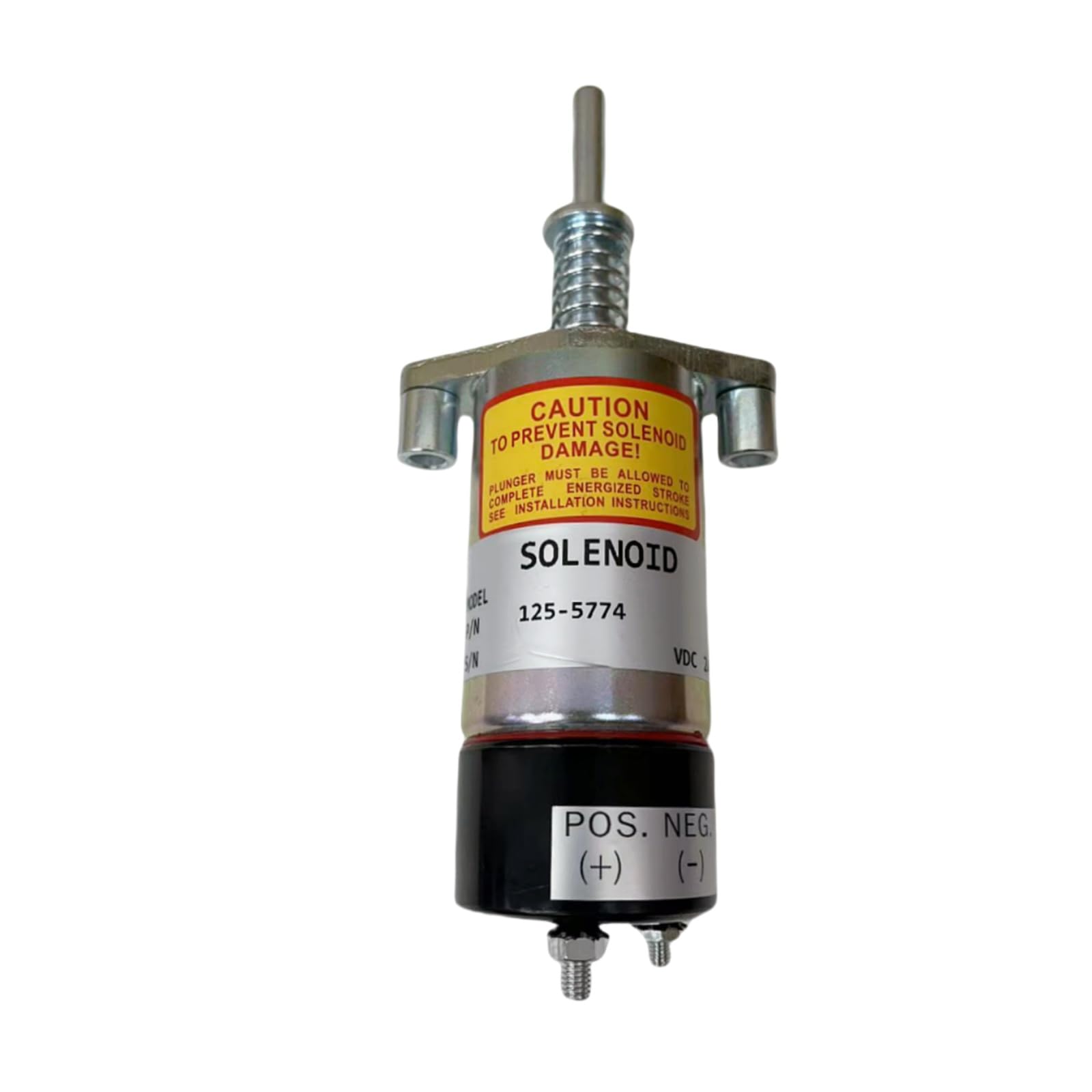 125-5774 1255774 Fuel Shutoff Solenoid Valve 24V Fits for Caterpillar CAT 3304 3304B 3306 3306B 3306C 3406B 3406C Engine
