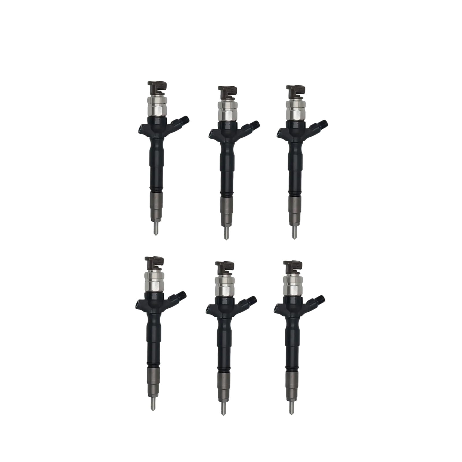 6pcs Fuel Injector 295050-0470 23670-39355 295050-0210 Compatible with Toyota 1KD-FTV EURO 4