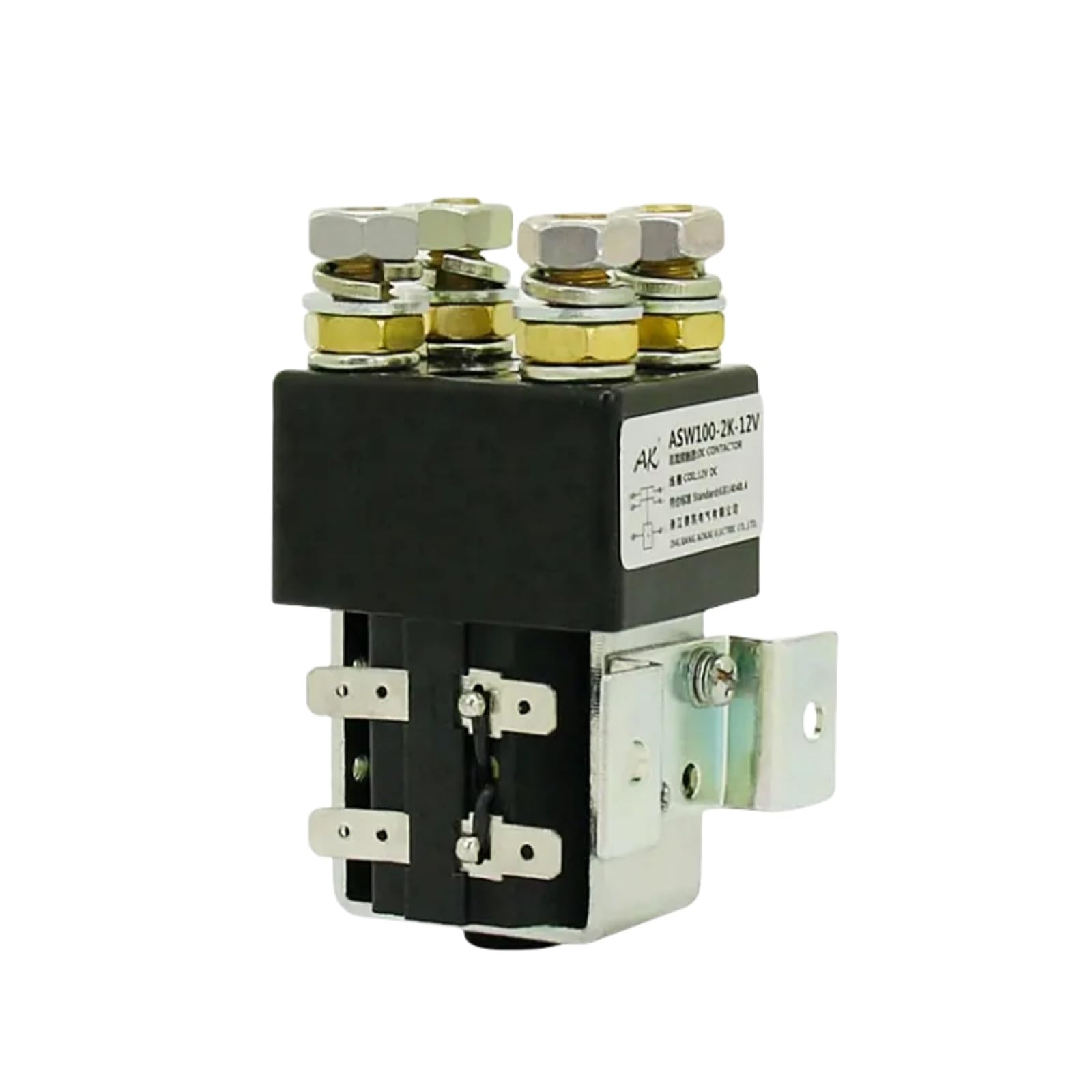 24V 100A SW80 102-SW80-1418 SW80-1418 SW80-1160 Contactor Solenoid with Bracket Compatible with Albright for Golf Cart