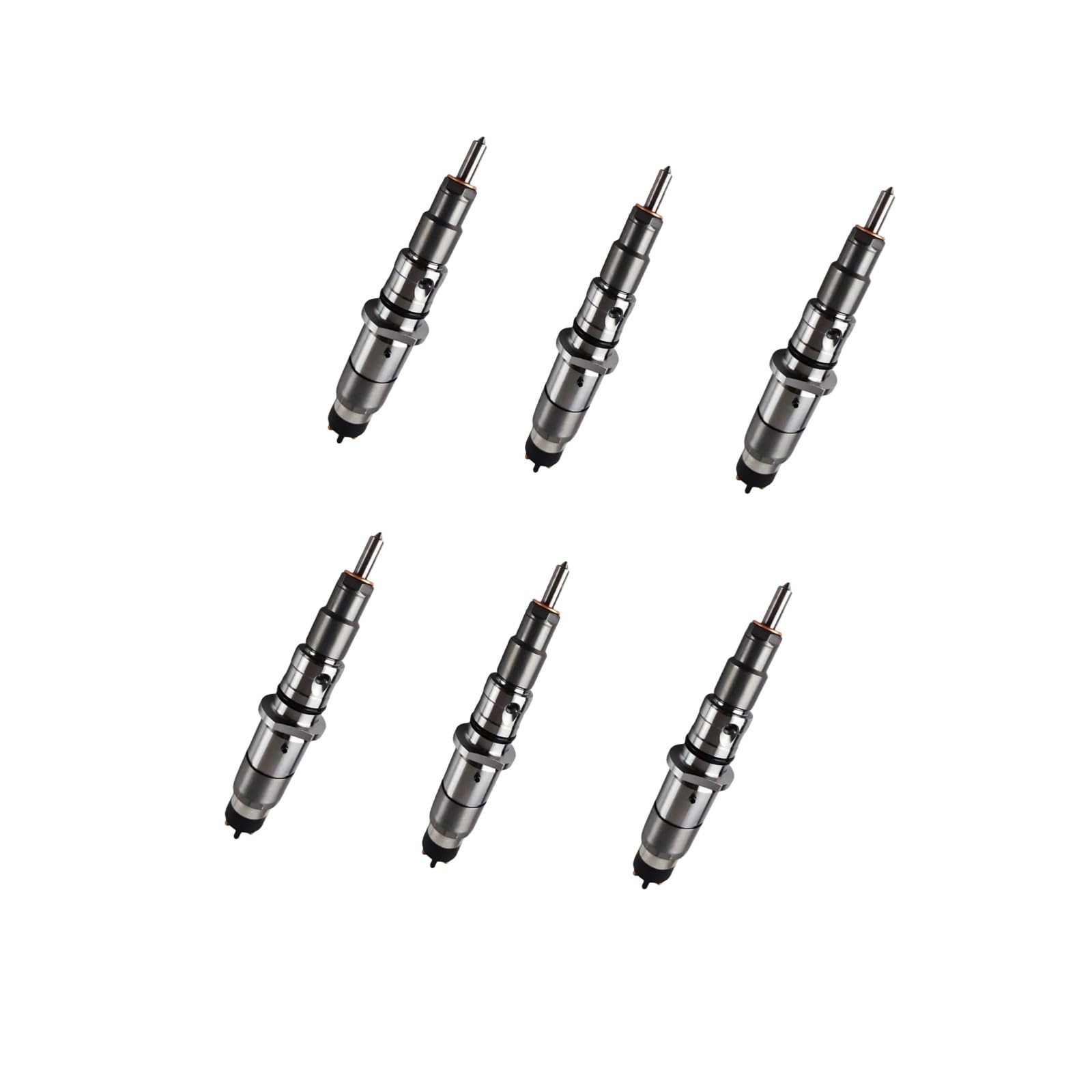 6pcs Diesel Fuel Injector 0445120123 Engine Parts 0 445 120 123 fits for Kamaz Truck Cummins ISBE 4937065