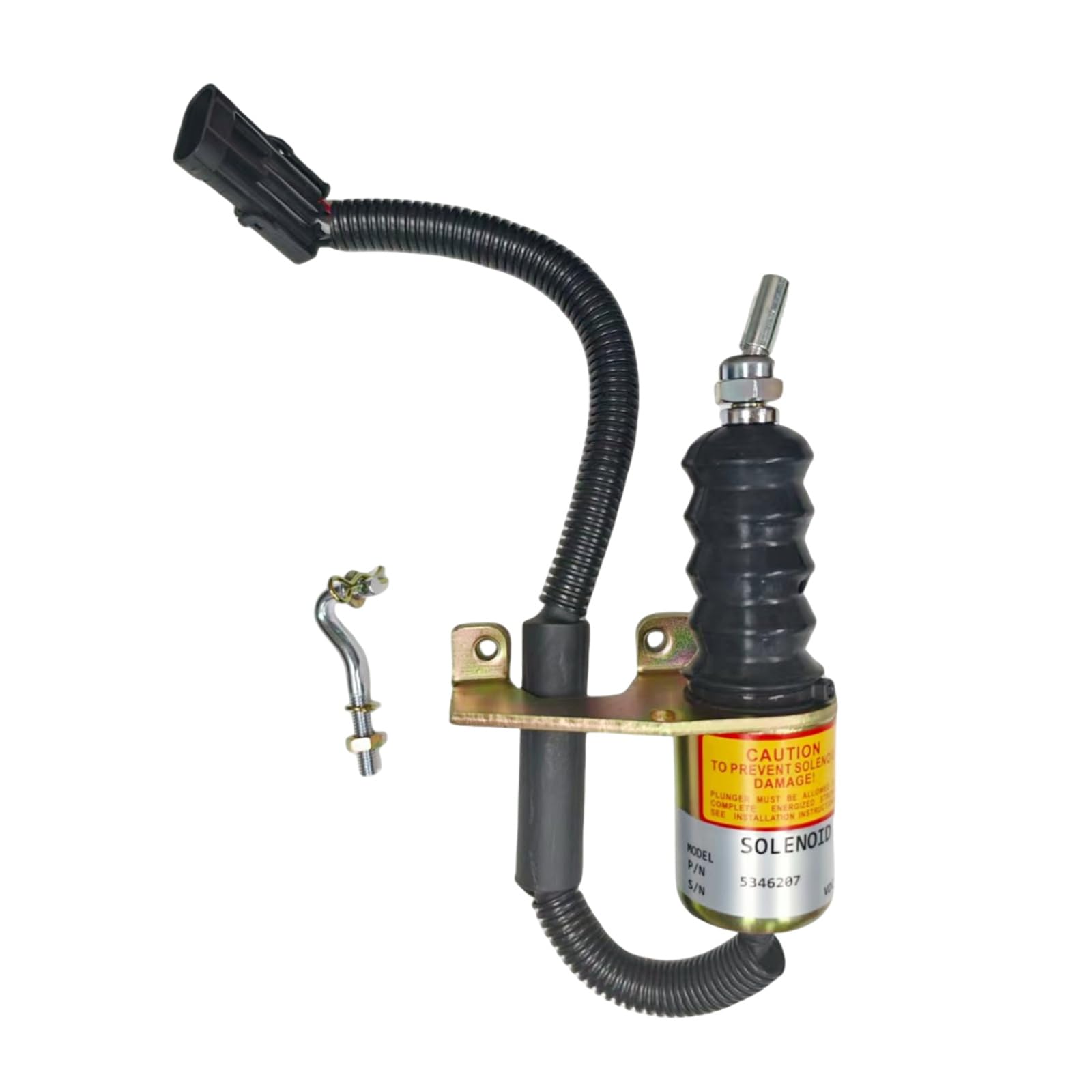 5346207 Fuel Shut Off Valve Solenoid Fits for Cummins Diesel Engine 6CT 24VDC Replace parts