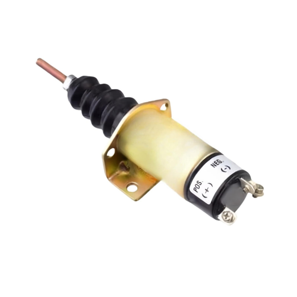 1502-12C2U1B2 12V Fuel Shutdown Solenoid Valve Fits for Cummins Excavator Engine Replace parts