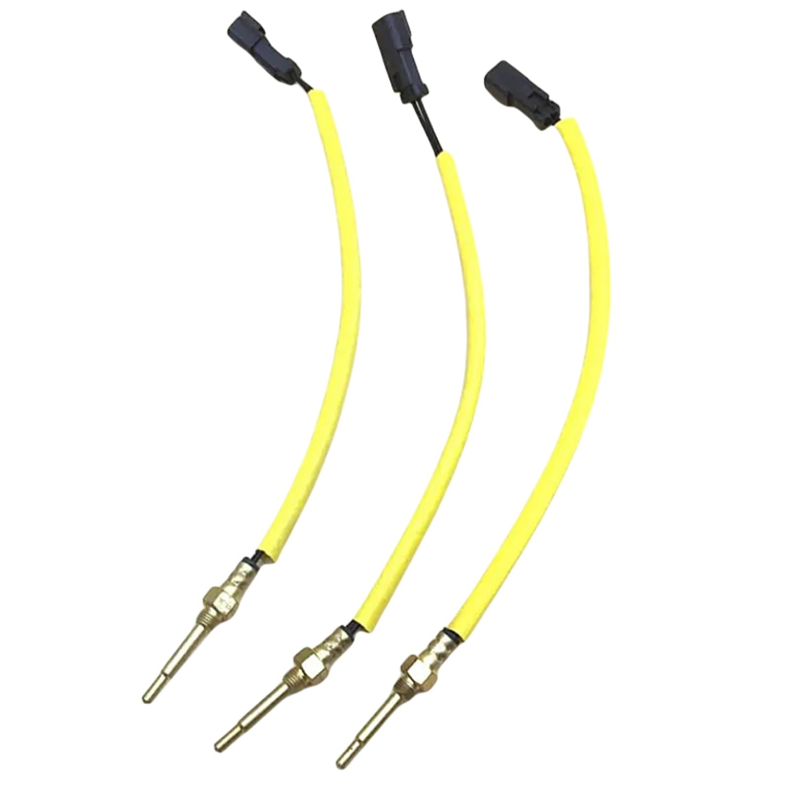 3pcs Temperature Sensor 145-7028 1457028 Compatible with Caterpillar Wheel Loader 938H 950G II 950H 962G II 962H
