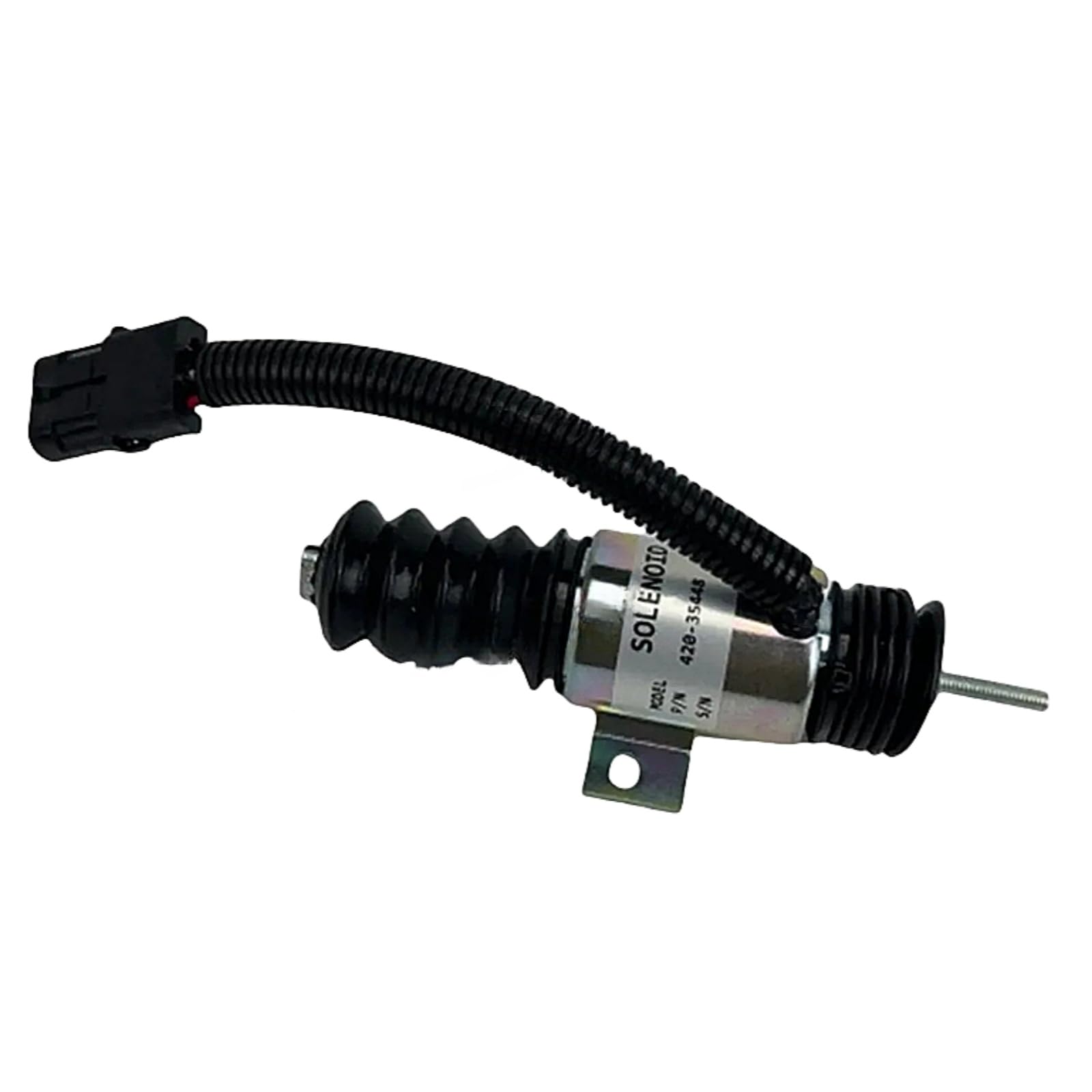 Fuel Shutoff Solenoid 24V 420-35448 42035448 Compatible with John Deere F911 F925 F932 F935