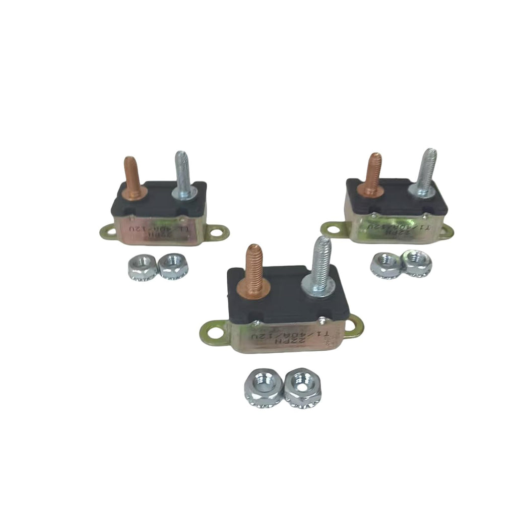 10PCS 12V 40 Amp Automatic Reset Circuit Breaker 190374 Fits for Miller Generator Trailblazer 325 FITS Bobcat 250 Big Blue 400D