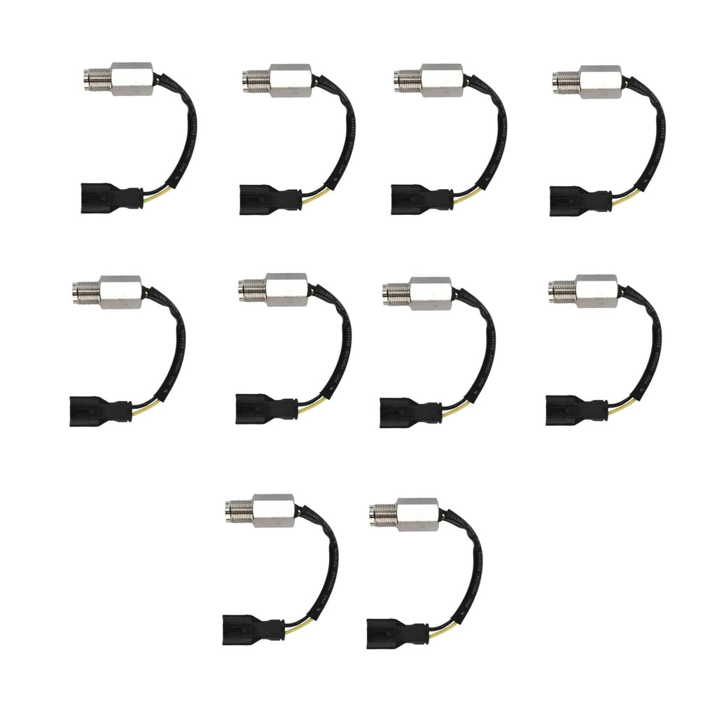 10pcs Crankshaft Position Sensor 94340-72412 94340-72410 94340-72411 XKBH-02247 XKBH-02248 Compatible for R225-7 R215-7 R290LC3H R290LC7H R360LC3H R370LC7 Compatible for Mitsubishi Engine