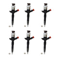 6pcs 095000-7780 23670-30280 Diesel Fuel Injector Fits for Toyota Hilux & Prado 1KD-FTV 3.0L Euro 4 Aftermarket Parts