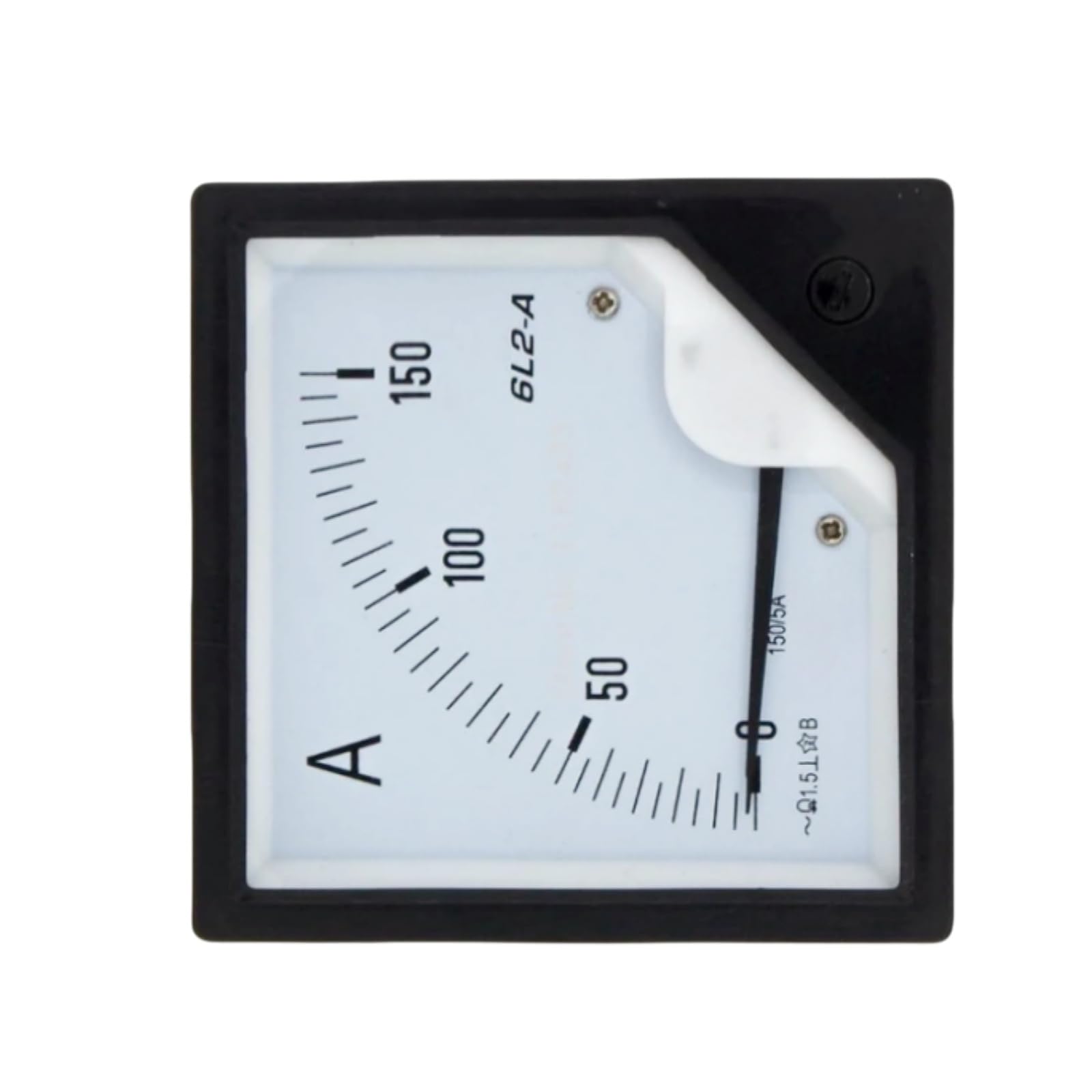 6L2-A 6L2A 150A Analog Panel Meter AMP Current Ammeter Gauge Pointer Ammeter 80*80mm Replace parts