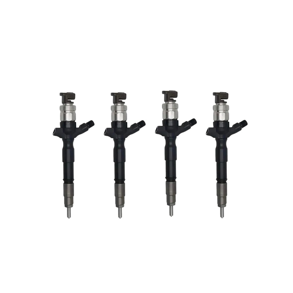 4pcs Fuel Injector 23670-39285 2367039285 Fits for Toyota Hiace Hilux 1KD-FTV 2KD-FTV D-4D 3.0L Engine