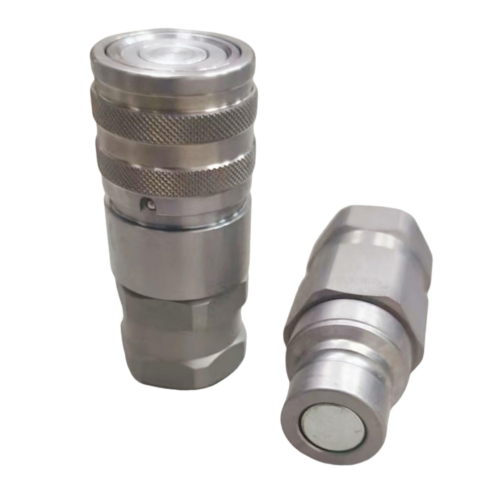 AT312470 KV14216 Hydraulic Male Female Flat Face Coupler Kit Compatible with John Deere 110 240 250 260 270 315 317 320 325 328 332 244J 304J 310G 310SG 315SG 318D 320D 324J 325K 410G 710G