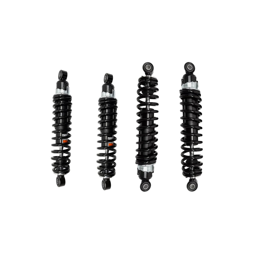 4pcs ATV Front Rear Shock Absorbers 52400-HN0-671 52400-HN0-670 Compatible with 1998-2004 Honda Foreman 450 ES TRX450ES TRX450S TRX450FE TRX450FM