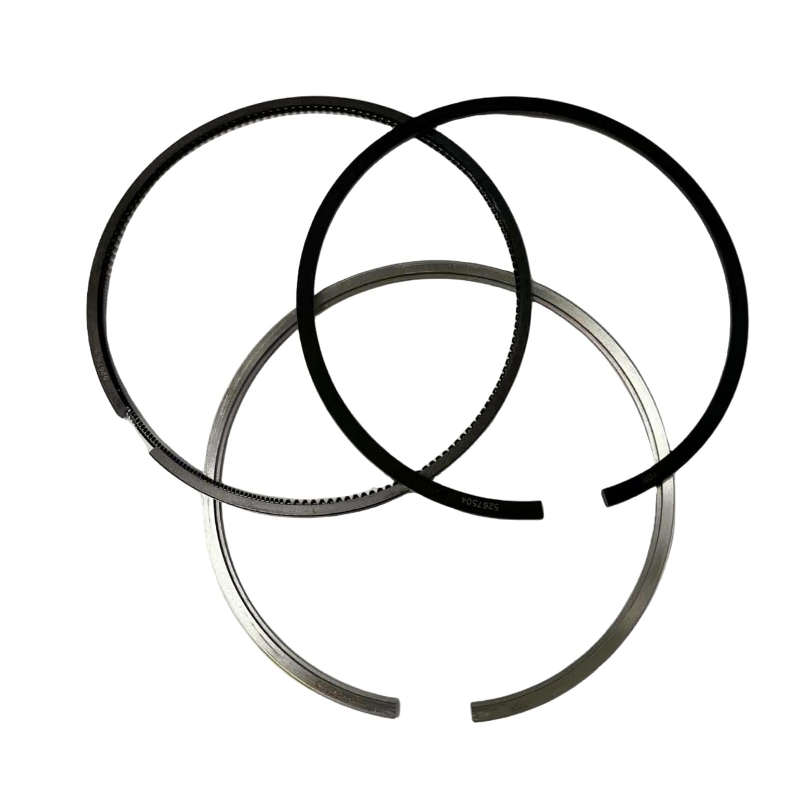 6PCS Piston Rings 4309114 Replacement for Cummins L9.3/6LT9.3 L9.5/6LT9.5 L9.3/QSL9.3 Engine (3.0Kx2.5x3.5mm)