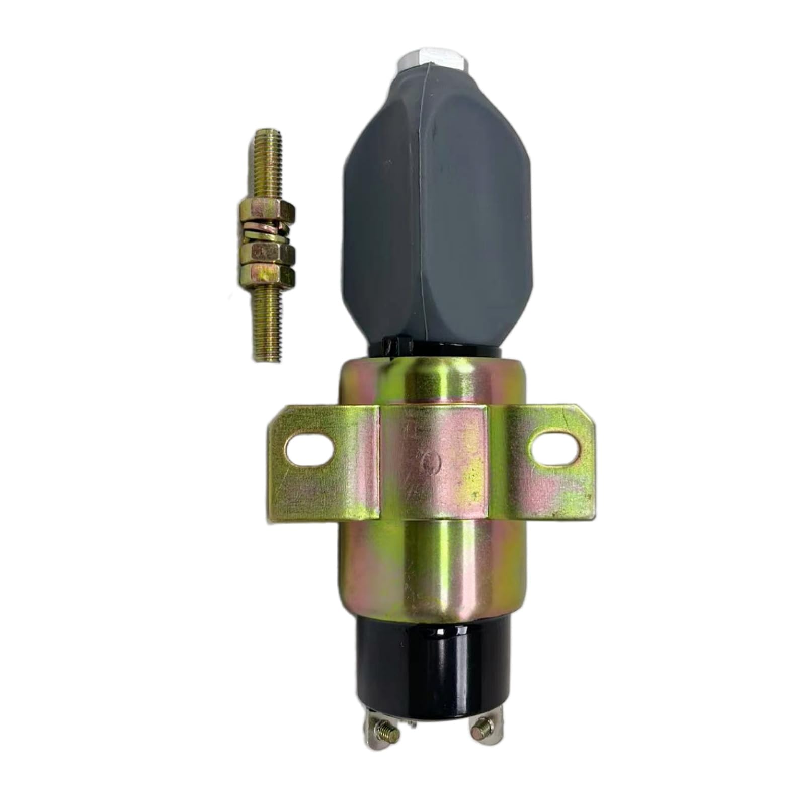600-815-9260 600-815-9261 Fuel Shutoff Solenoid Fits for Komatsu S4D95LE S6D102E SAA4D102E SAA4D95LE SAA6D102E Engine WA150 WA200 WA250 WA320 Wheel Loader 6008159260 6008159261