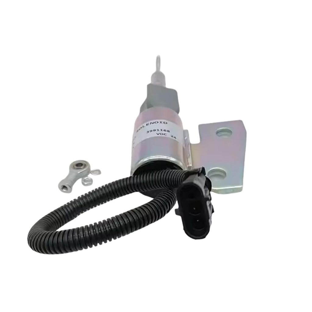 24V Shut Off Solenoid Stop Solenoid 4BT SA-4941-24 Replacement for Cummins 4BT Engine 3991168