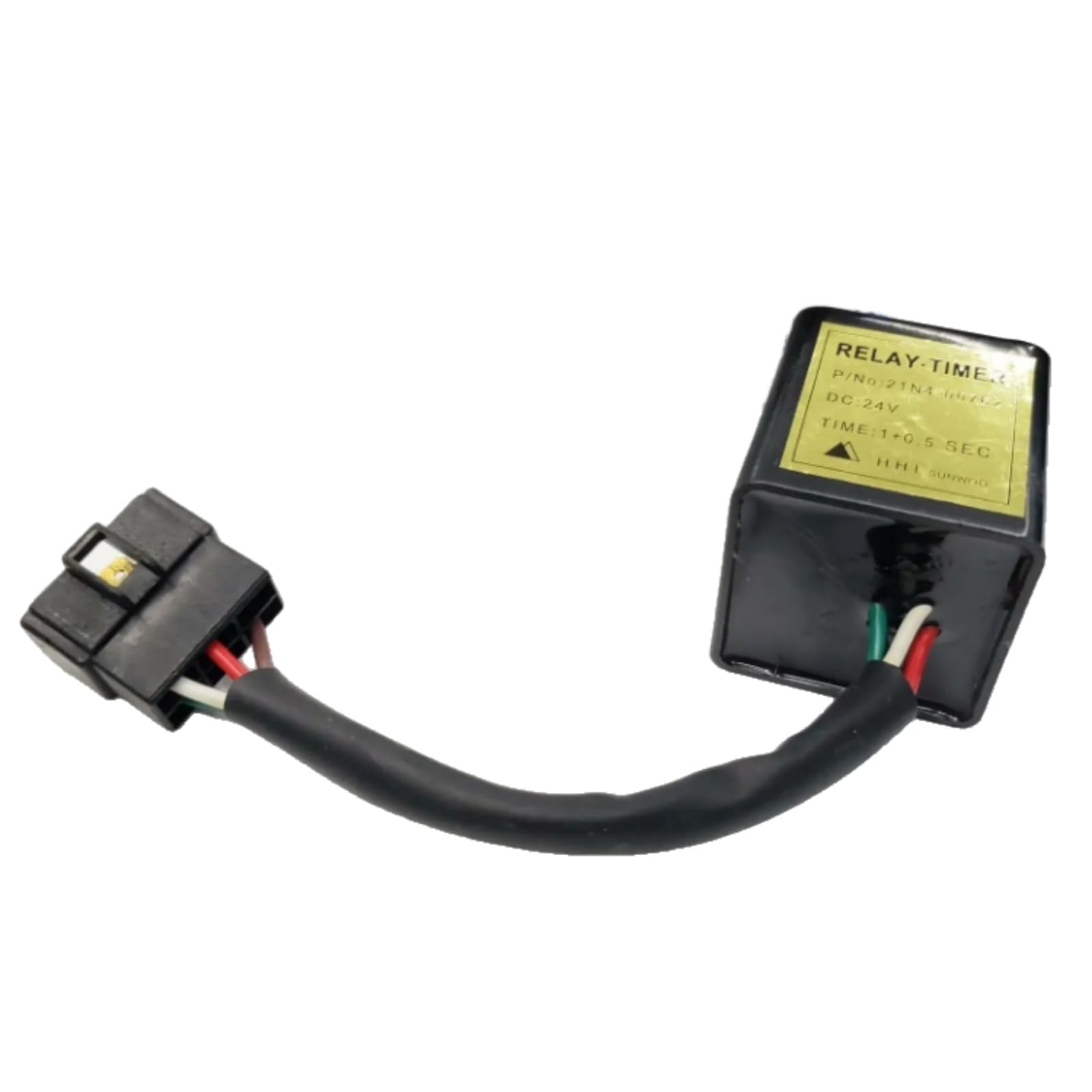 24V Relay Timer 21N4-00762 Compatible with Hyundai R80-7 R210-7 R220-5 R220-7 R220-9 R225-7 Excavator