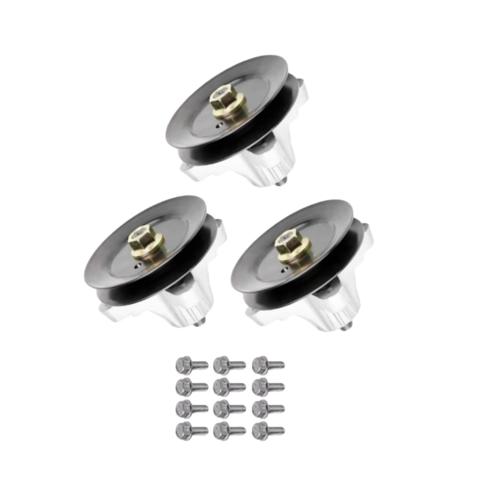 3PCS Spindle Assembly 618-05016 918-05016 618-04825 Fits for Cub Cadet LTX1050 KH LTX1050 KW LTX1050VT Replace parts