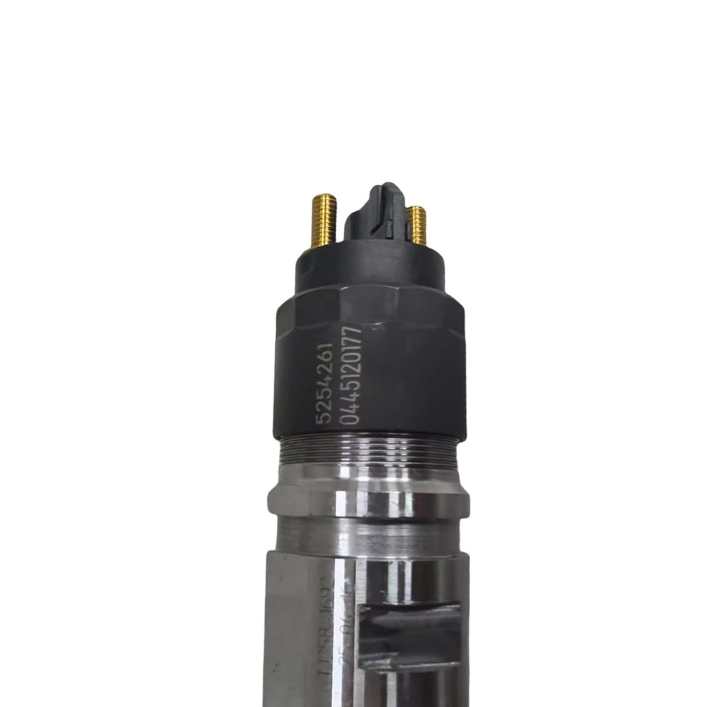 4pcs 0445120177 5254261 Common Rail Disesl Fuel Injector Fits for Cummins QSB6.7L ISB6.7L QSB4.5L Engine