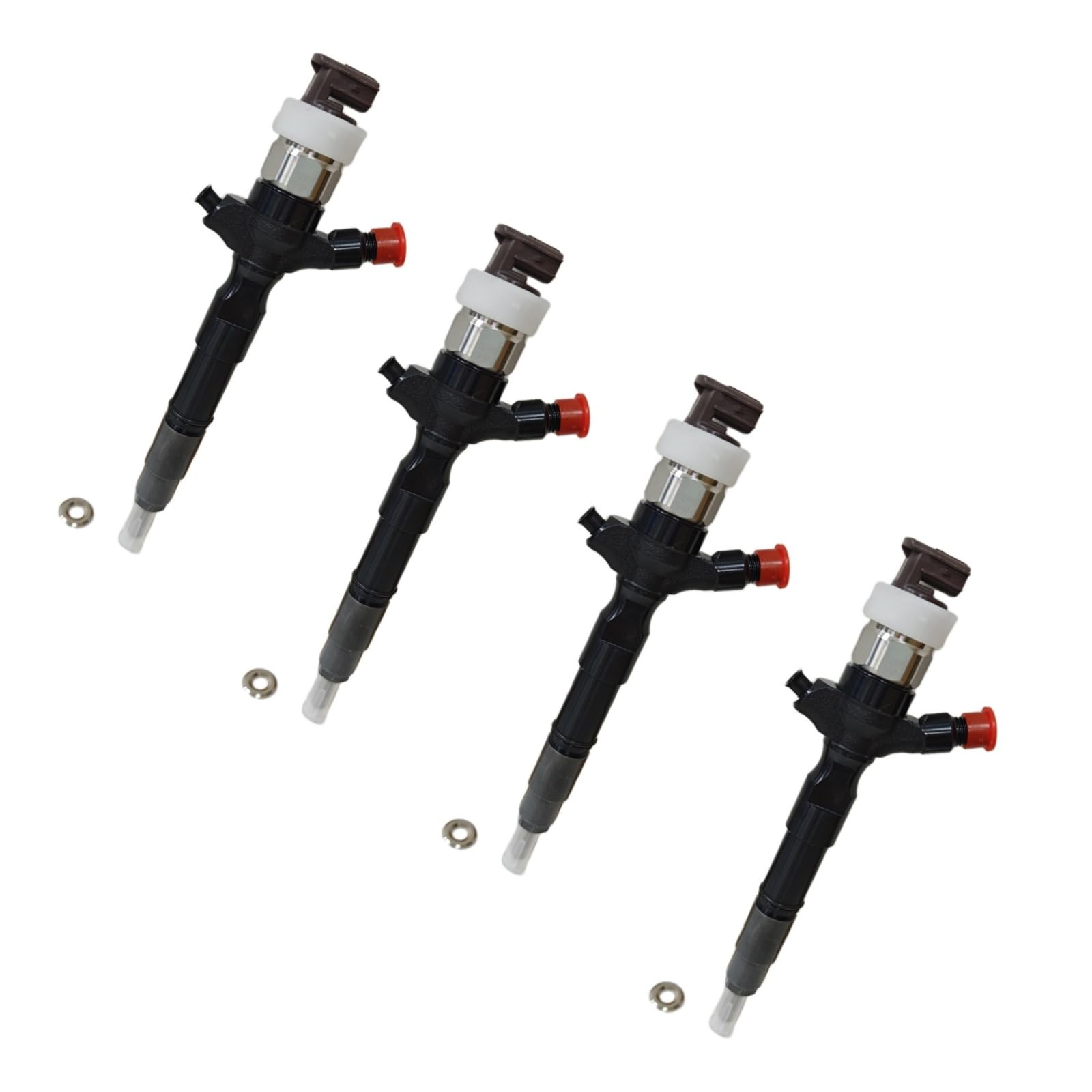 4PCS 095000-7780 095000-7781 23670-30280 23670-39316 23670-39315 Diesel Fuel Injectors Fits for Denso Toyota Hilux Hiace Land Cruiser 2.5L 3.0L 1KD-FTV 2KD-FTV Euro 4 D-4D Prado
