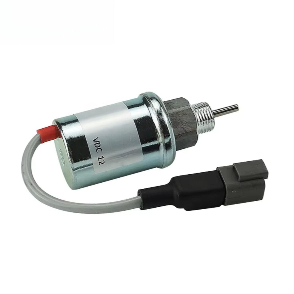 U85206452 12V Fuel Shutoff Solenoid Fits for Perkins 402D 403D 404D 404C Engine Replace parts