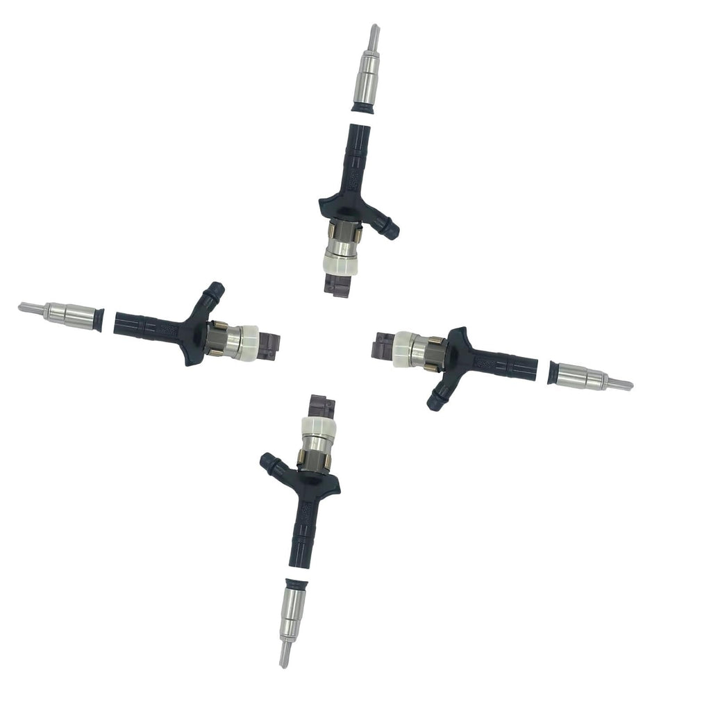 4PCS Fuel Injector 095000-0750 095000-0751 Fits for 2000-2009 Diesel Engine 1KD-FTV J90 J120