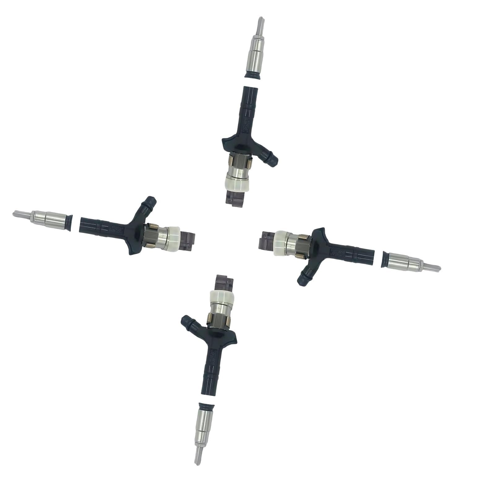 4PCS Fuel Injector 095000-0750 095000-0751 Fits for 2000-2009 Diesel Engine 1KD-FTV J90 J120