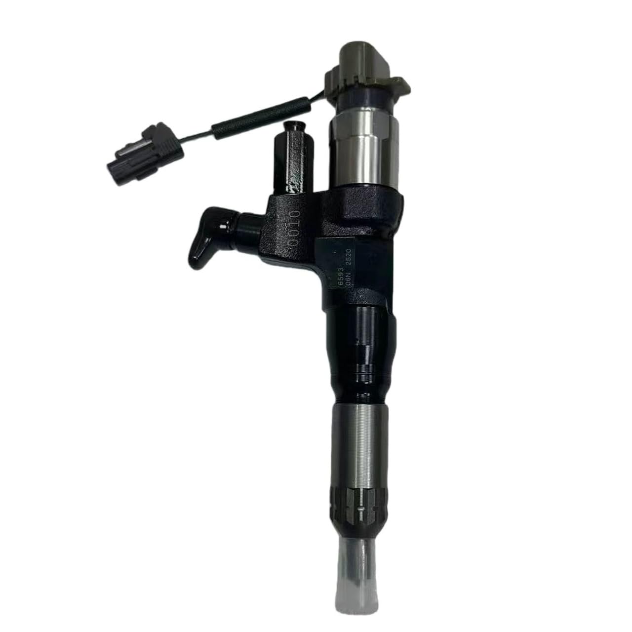 6pcs 095000-6593 0950006593 Fuel Injector Fits for Denso Hino J08E 7.7d Engine 500 Series Kobelco SK200-8 SK210-8 SK250-8 SK330-8 SK350-8 Excavator