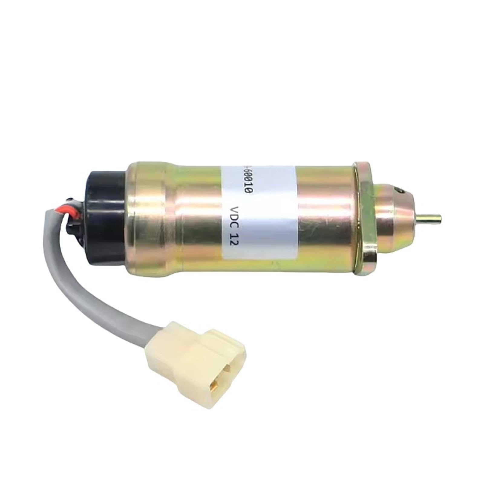 Fuel Shut Down Solenoid 12V 16259-60010 1625960010 fits For Kubota Engine D1105 V1505 For Hitachi Timberwolf TW150DHB TW150VTR TW190