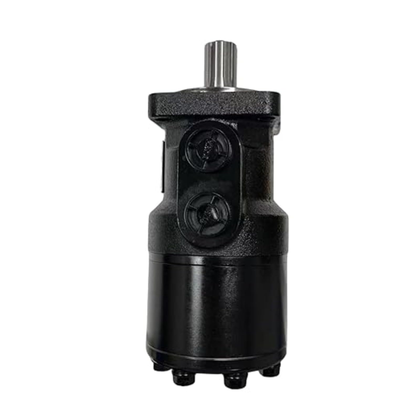 Hydraulic Motor, (BM2-400,Single Shaft 25MM)   Motor N Axis Splined 6-6, 4-Hole Flange Installation BM2-400-25-6-4