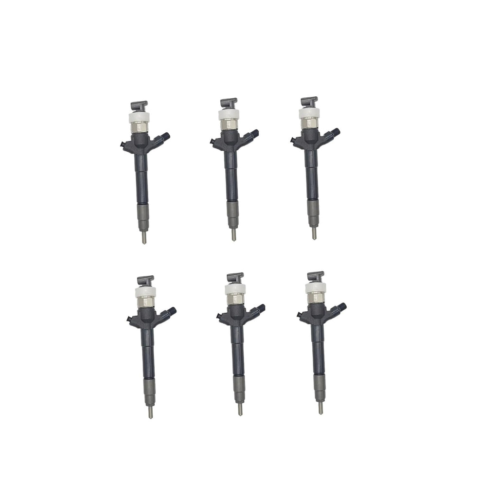 6PCS 095000-5600 1465A041 Fuel Injector Fit for Mitsubishi L200 4D56 Euro4 DENSO 5600 1465A257