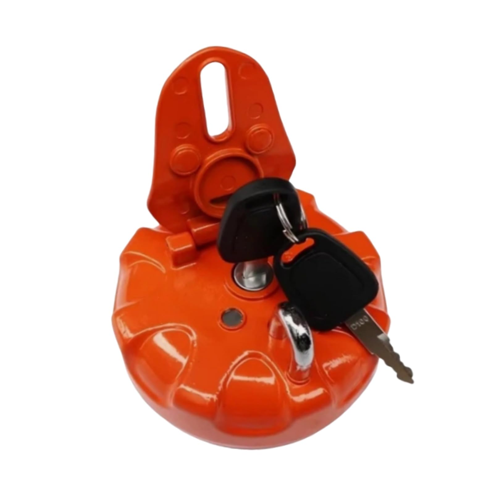 2PCS 110911-00375 Oil Fuel Tank Cap Cover with Keys 11091100375 Fits for Doosan DH200 Excavator Replace parts
