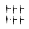 6pcs 095000-0560 095000-0562 6218-11-3100 6218-11-3101 Common Rail Injector for Komatsu SA6D140 Engine PC600-8 PC200-7 PC300-7 PC450-8 PC600-6 WA500-6 Excavator