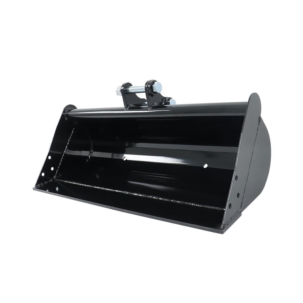 800mm Hydraulic Cylinder Tilt Toothless Bucket With Pin Fits for Mini Excavator 0.8ton-1.5ton