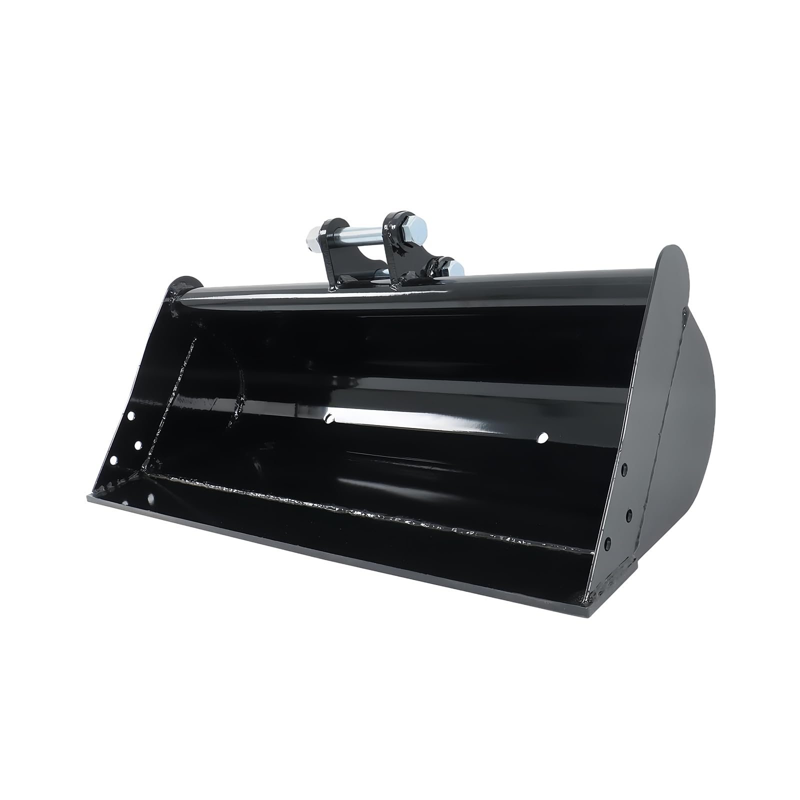800mm Hydraulic Cylinder Tilt Toothless Bucket With Pin Fits for Mini Excavator 0.8ton-1.5ton