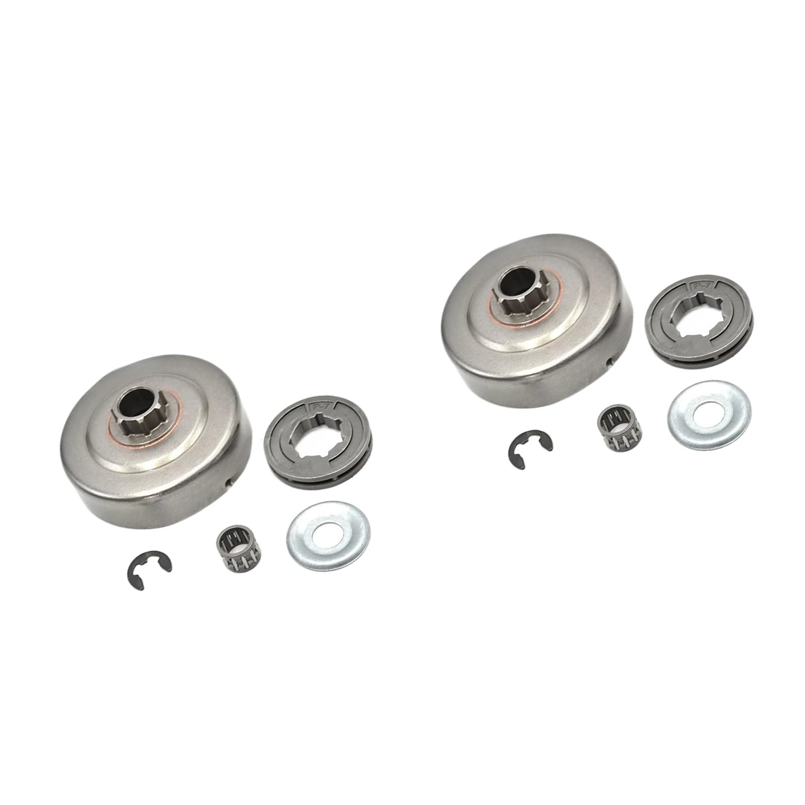 2pcs Clutch Cover Washer 325 7T with Sprocket Needle Cage Bearing Kit  Fits for MS180 MS170 018 017 MS250 025 MS230 Chainaw Replace parts