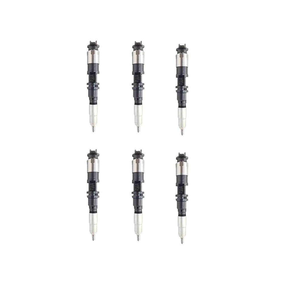 6pcs Fuel Injector 295050-0511 2950500511 Compatible with Volvo Penta Engine TAD540VE TAD541VE TAD840VE TAD853VE