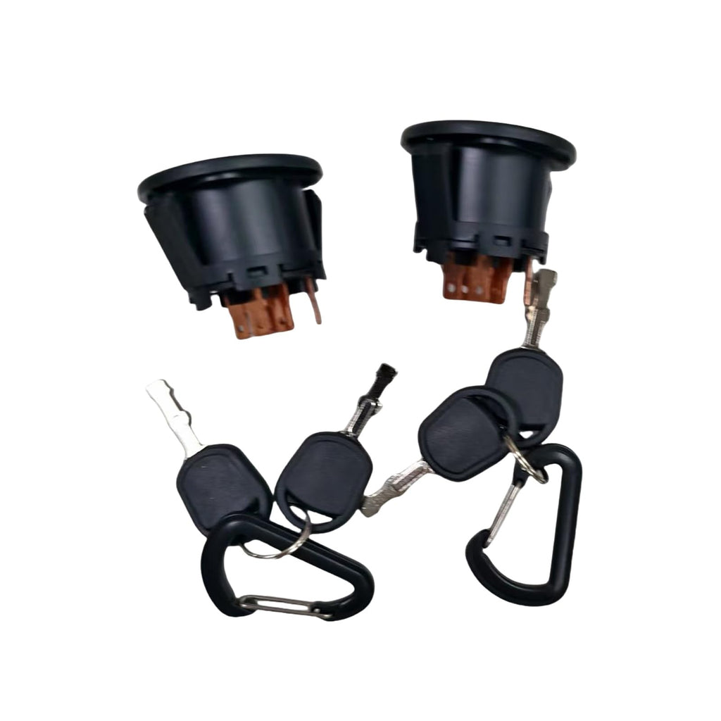 583068901 2PCS Ignition Switch with 2 Keys Fits for John Deere 155C L100 L105 L107 L110 L120 G110 Fits for Hus YTH1542XP YTH1848XP Replace parts