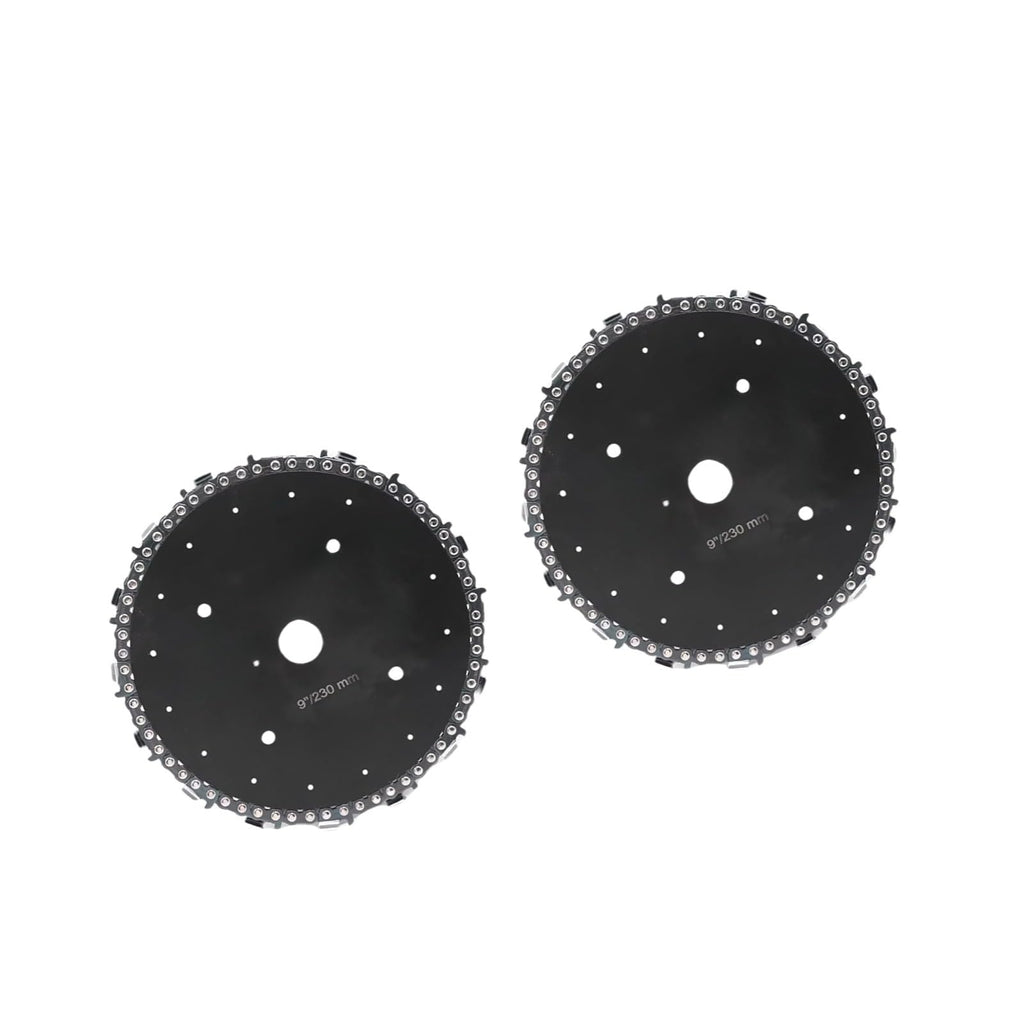 2pcs Brush Cutter Blade 16T 20T 14T Chain Disc Grass Trimmer Cutter Chainsaw Tooth Blade with Saw Chain Cutter Fits for Weed Eater Cutter Trimmer Replace parts