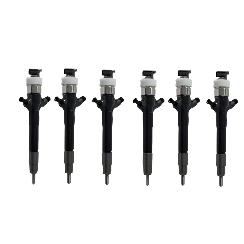 6pcs Fuel Injector Common Rail Injector 465A257 1465A297 095000-9560 Fits for Mitsubishi L200 Pajero Aftermarket Parts, 3 Month Warranty